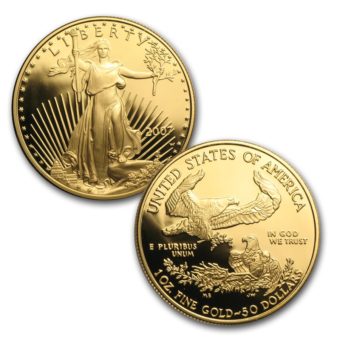 Gold American Eagle Coin 4 Piece Set