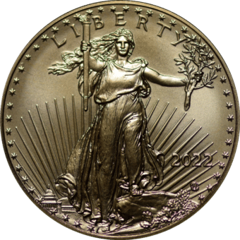 Gold American Eagle 1 oz. Gem/BU (Random Year)